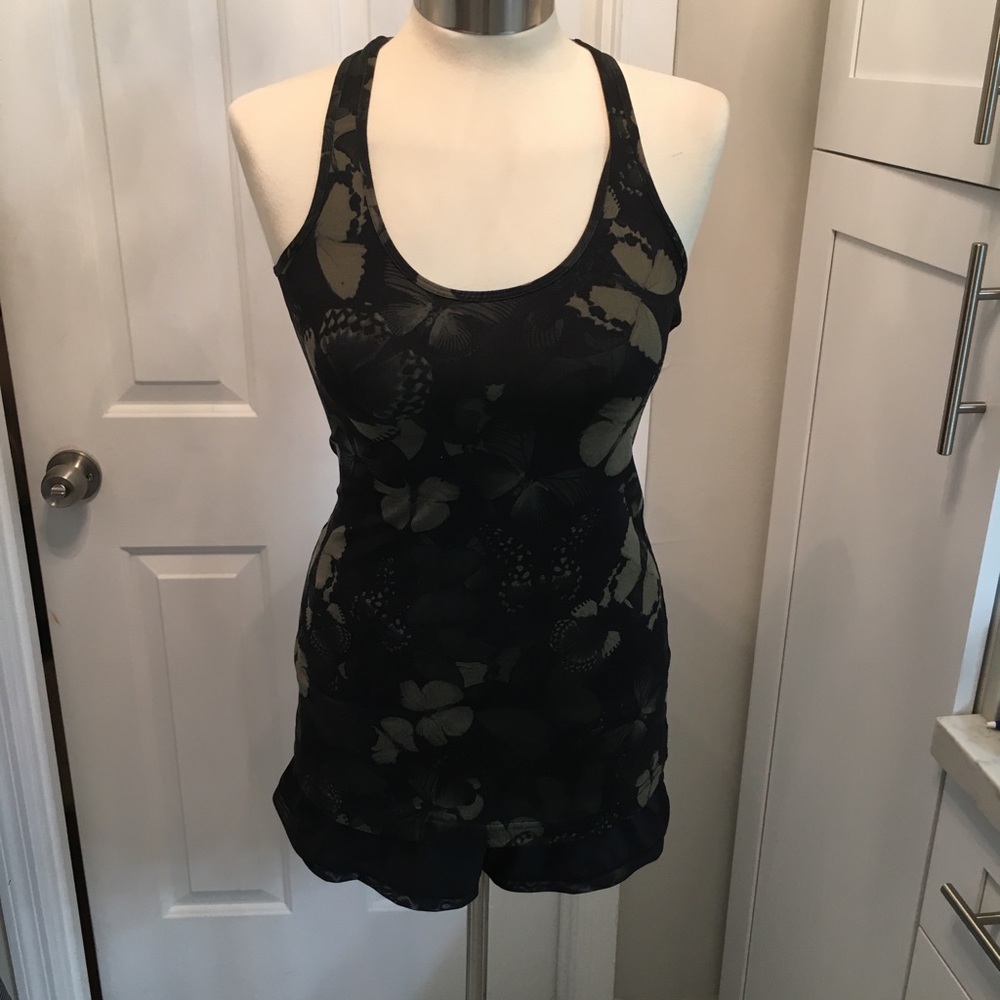 Green lululemon tank size 6